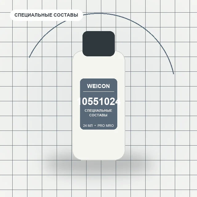 10007785 WEICON Fast-Metal (24 мл) минутный клей для металла / wcn10551024