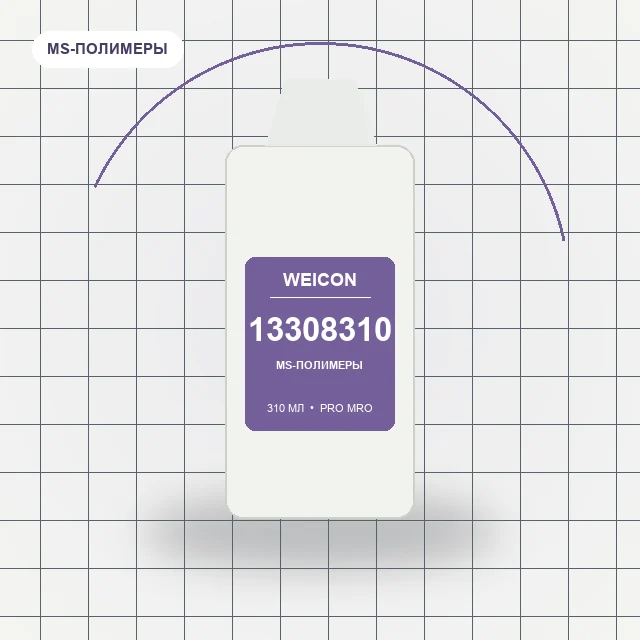 10033740 WEICON (310 мл) Flex 310 M Кристалл MS-Полимер. Прозрачный / wcn13308310