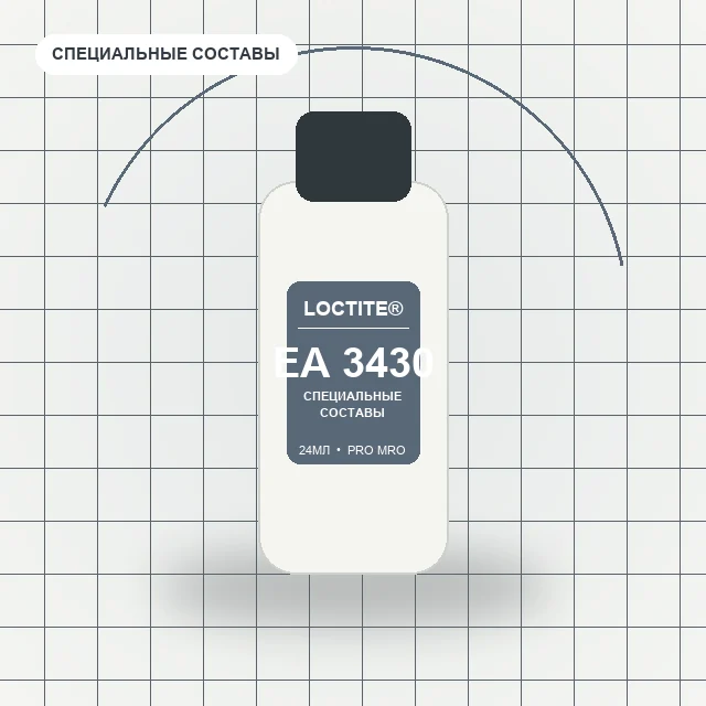 Loctite EA 3430 - (24мл) клей быстрой полимеризации, прозрачный