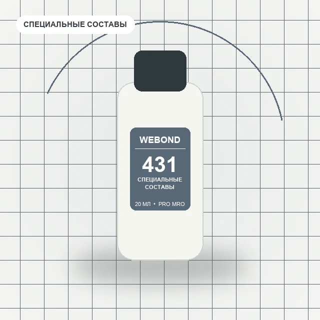 WeBond 431 - (20 мл) универсальный, средняя вязкость