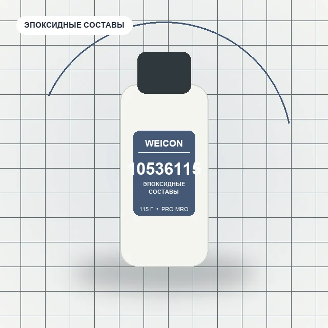 10017334 WEICON Ремонтный стик Пластик (115 г) Холодная сварка / wcn10536115